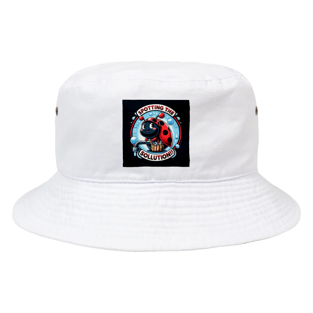 Bumps Design Collectionの水道屋さんシリーズ～てんてん君 Bucket Hat