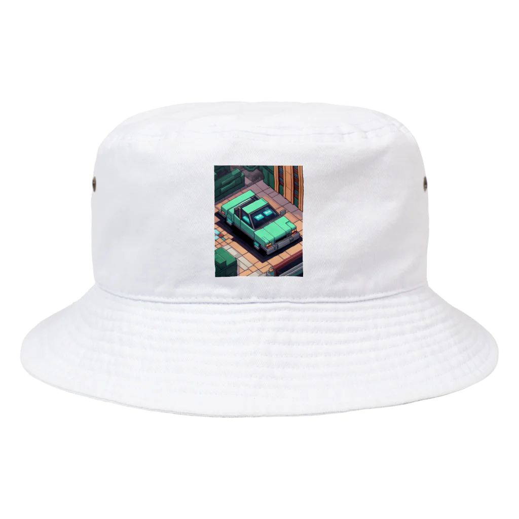 KZ_Graphicsのぐっすり寝ているクーラントタンク Bucket Hat