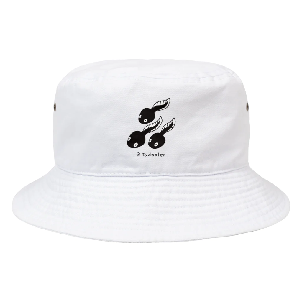 ゴハンオオモリの3Tadpoles Bucket Hat