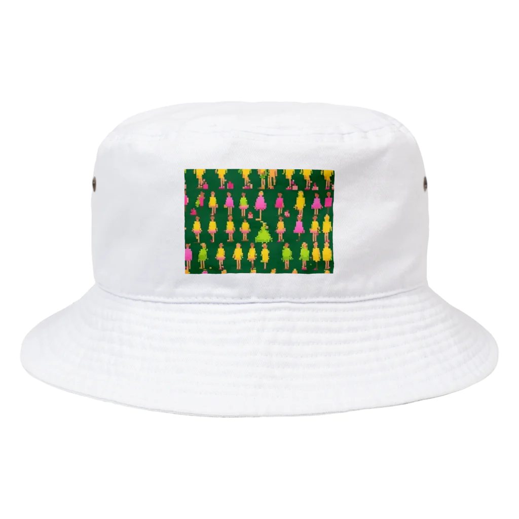 空が好きのカラフル女の子 Bucket Hat