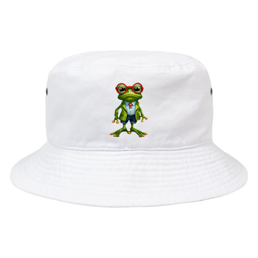 MEGROOVEのカエル11 Bucket Hat