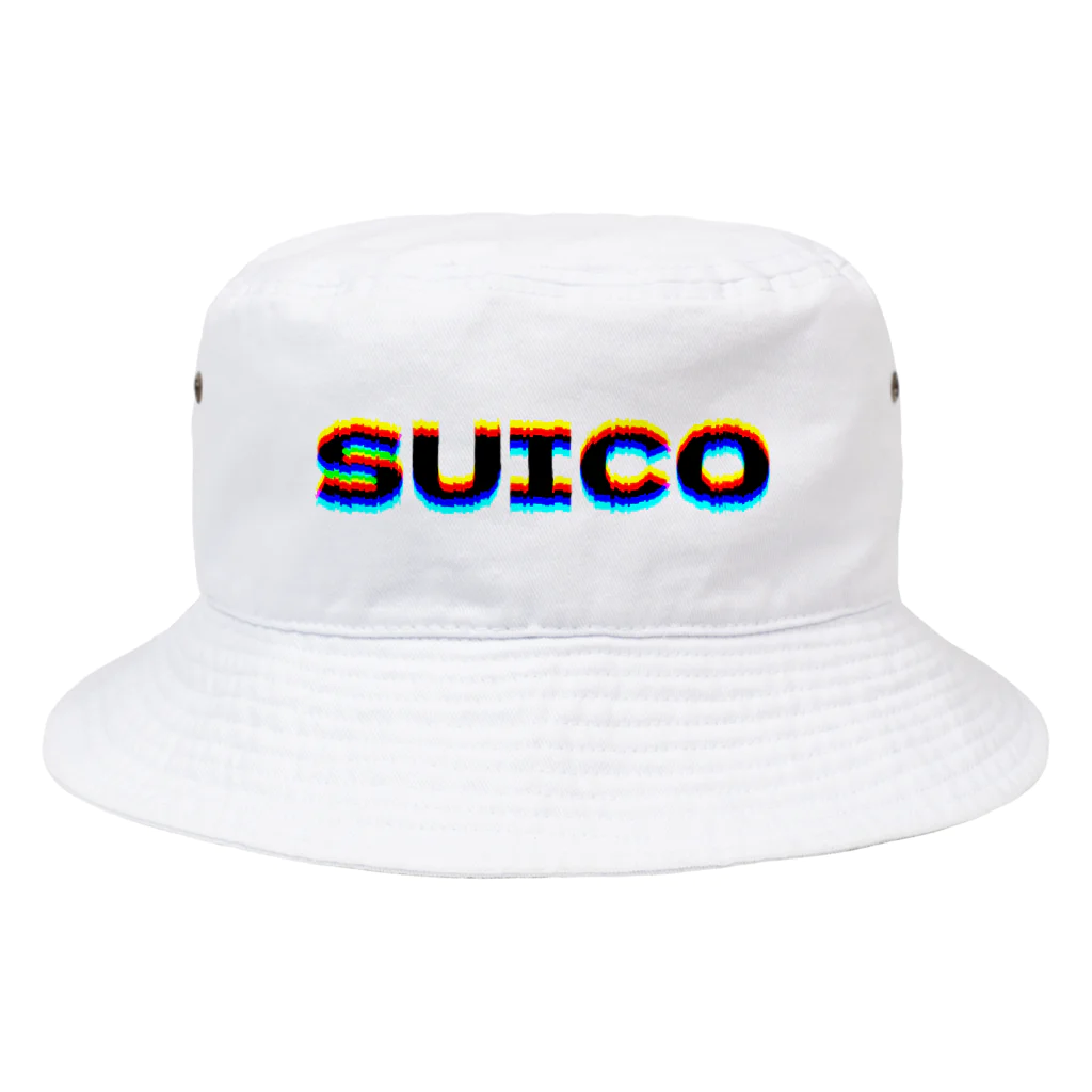 スパパン堂のSUICOロゴパターン Bucket Hat