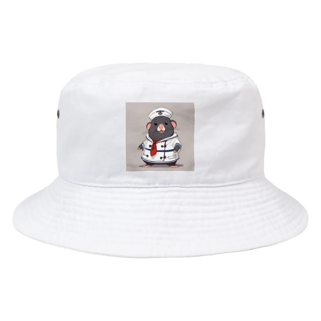 マジカルメッセージのネズミの水兵 Bucket Hat