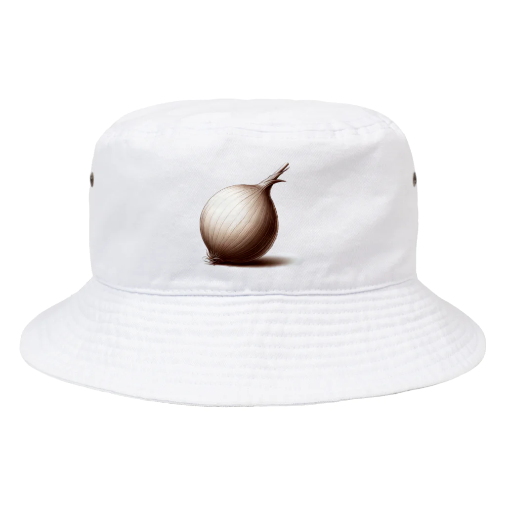 こなゆき1999のいつもの玉葱 Bucket Hat