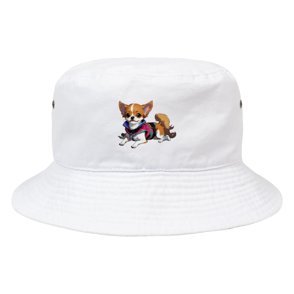 Cocomonのキュートチワワ Bucket Hat