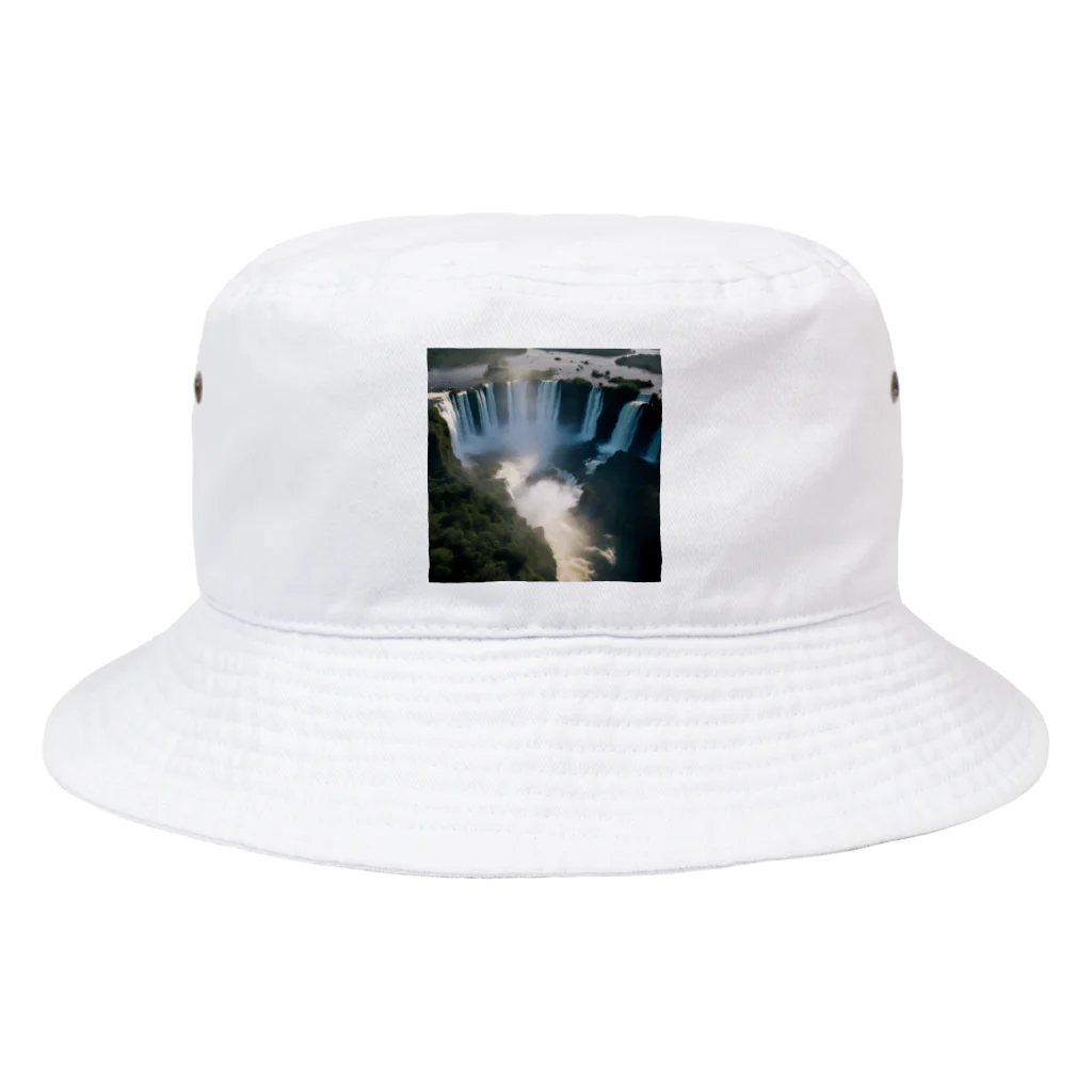 metametamonnのアルゼンチンのイグアスの滝 Bucket Hat