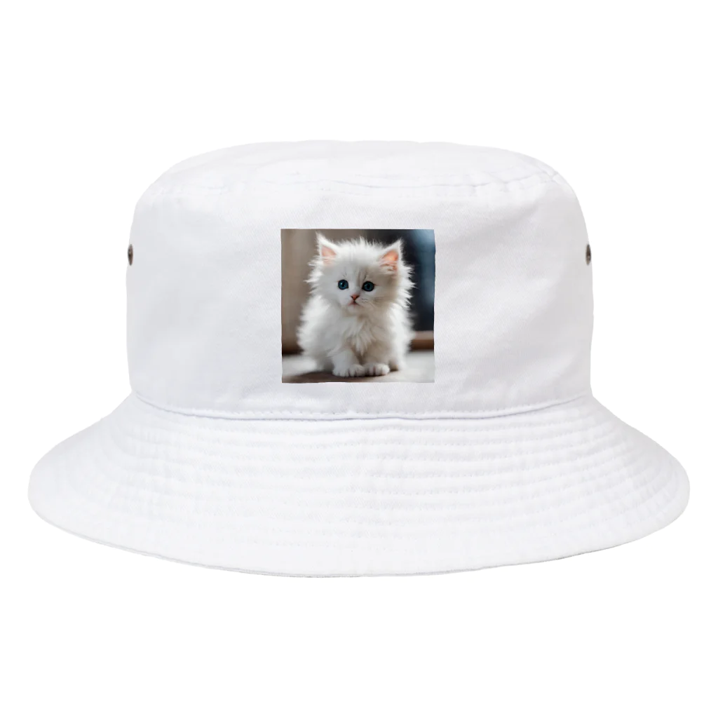 SkyBlueのキュートな子猫 Bucket Hat