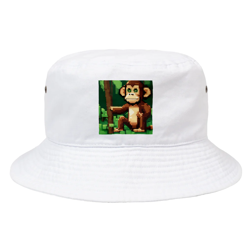 クリティカルクローの知らせるサルくん Bucket Hat