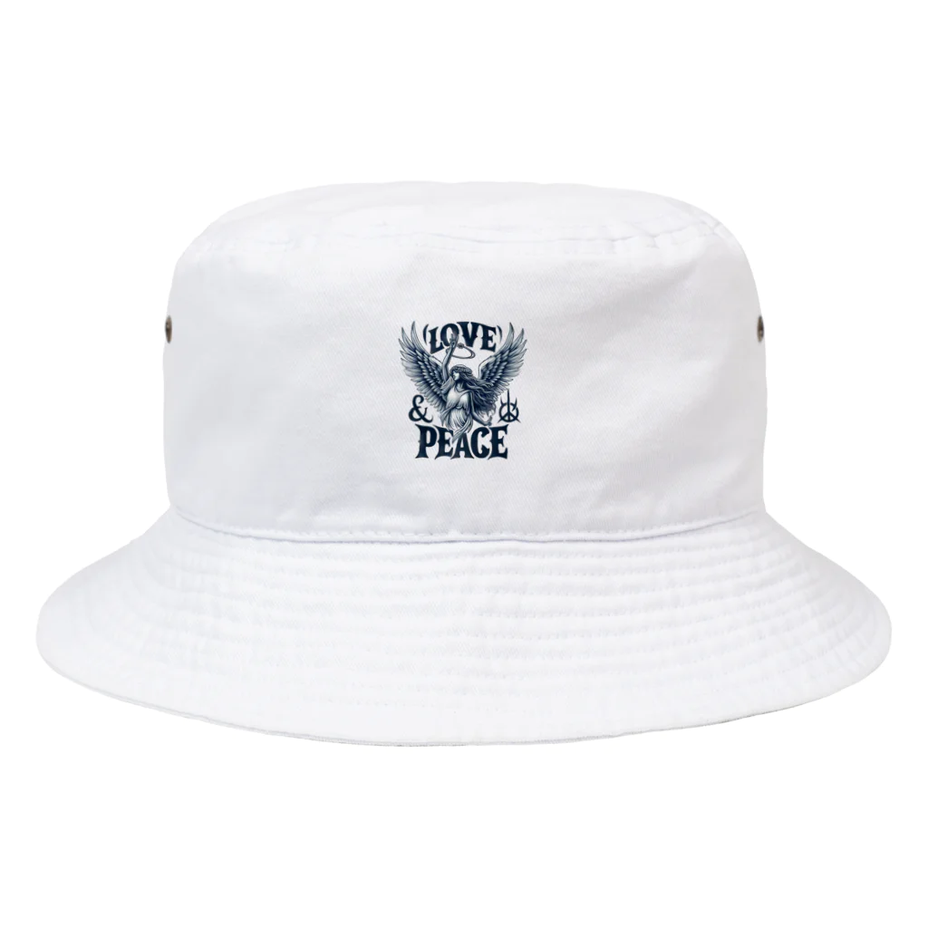 ロック堂のLOVE & PEACE Bucket Hat