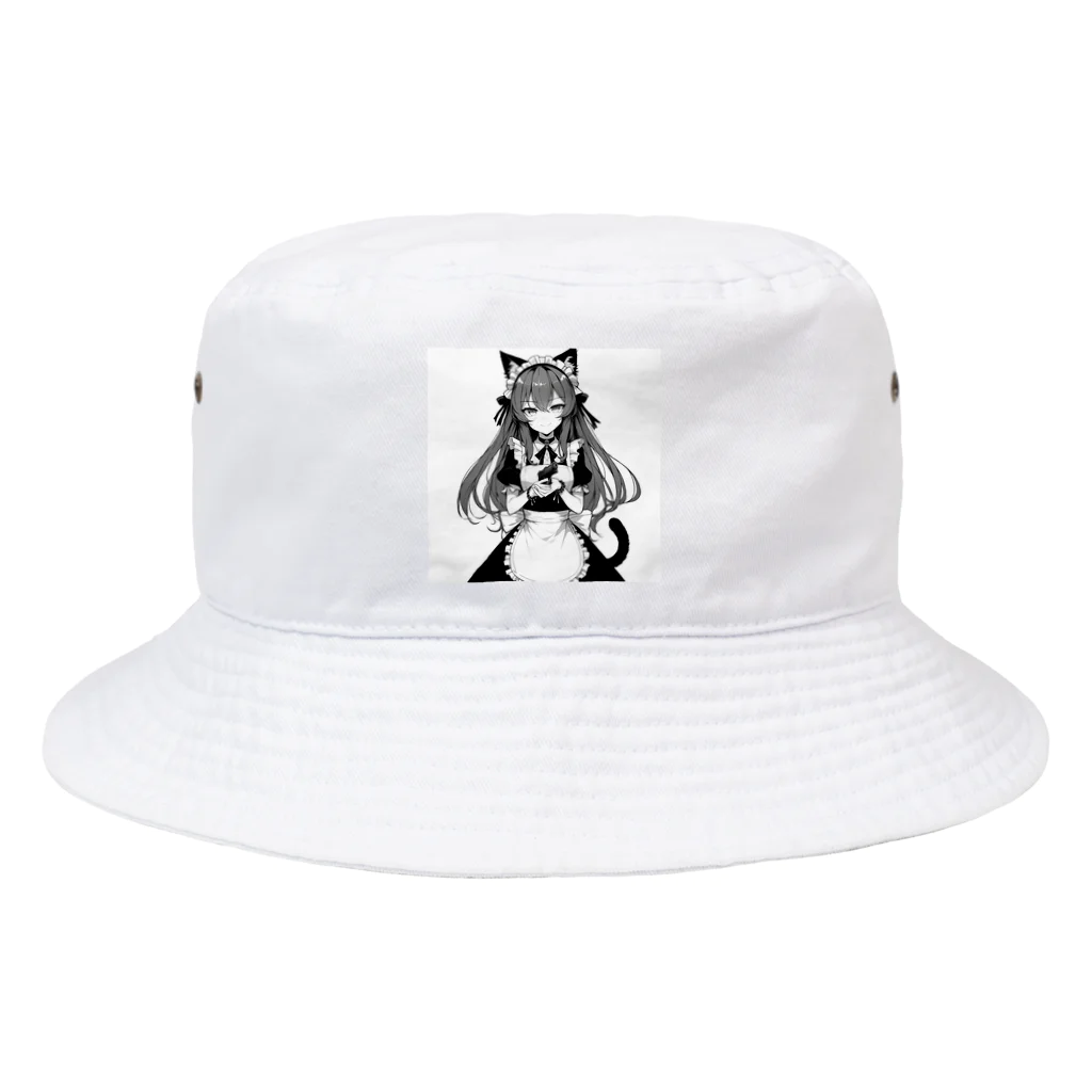 cray299の闘う猫メイド（ハンドガン） Bucket Hat