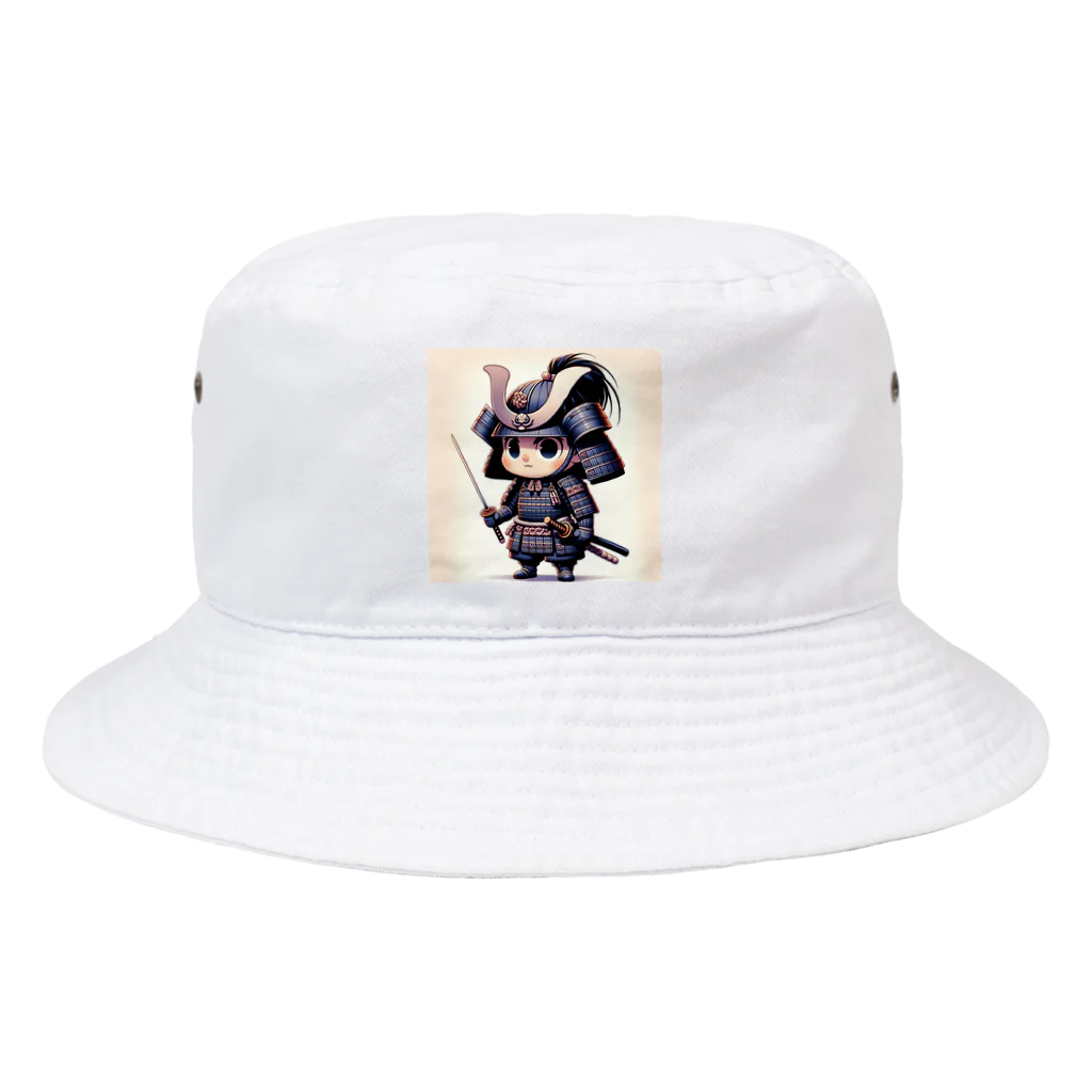 戦国時代マニアのデフォルメ島津義弘君 Bucket Hat