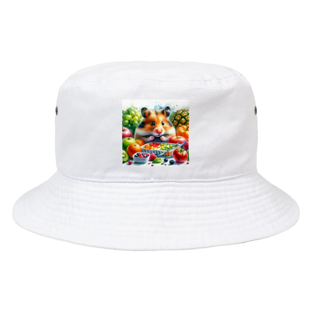 えほんのふんわりぺーじのピースケのおいしい発見 Bucket Hat