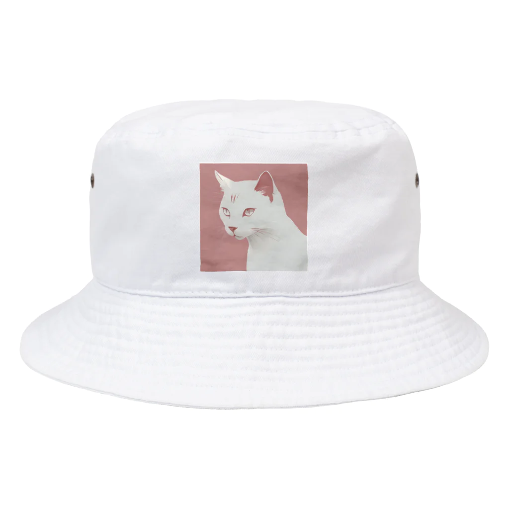 オマの店のシンプルキャットグッズ Bucket Hat