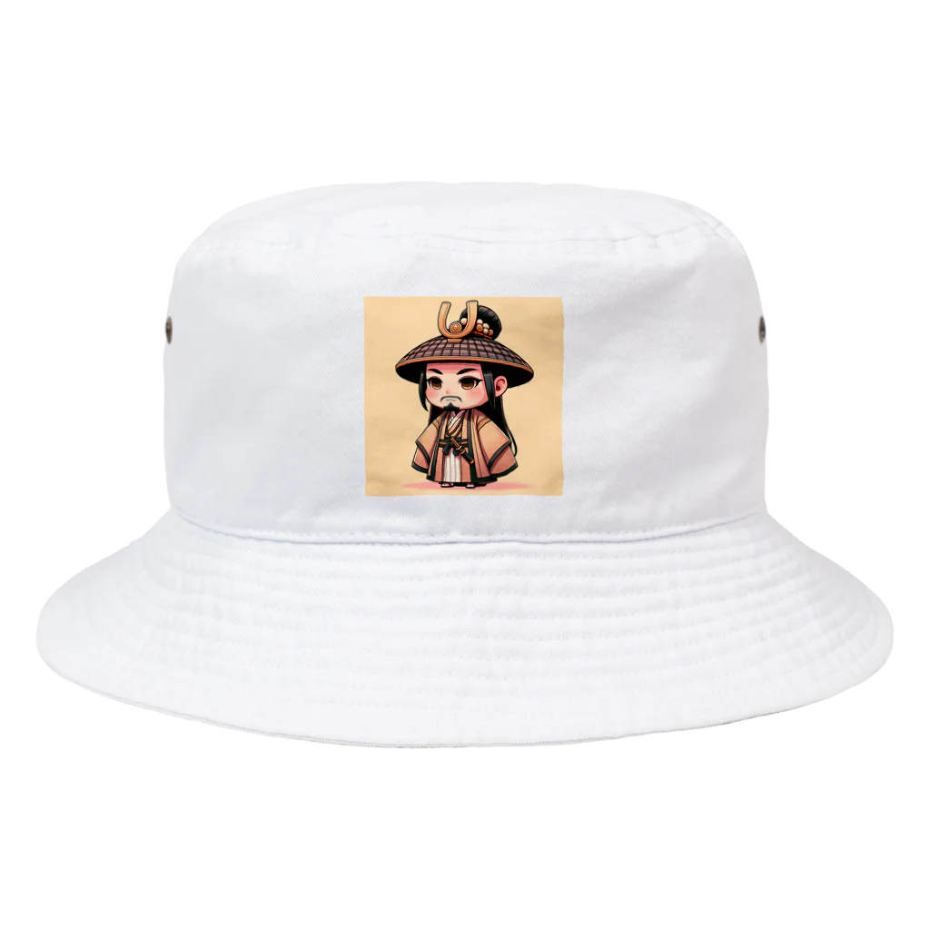 戦国時代マニアのデフォルメ足利義政君 Bucket Hat