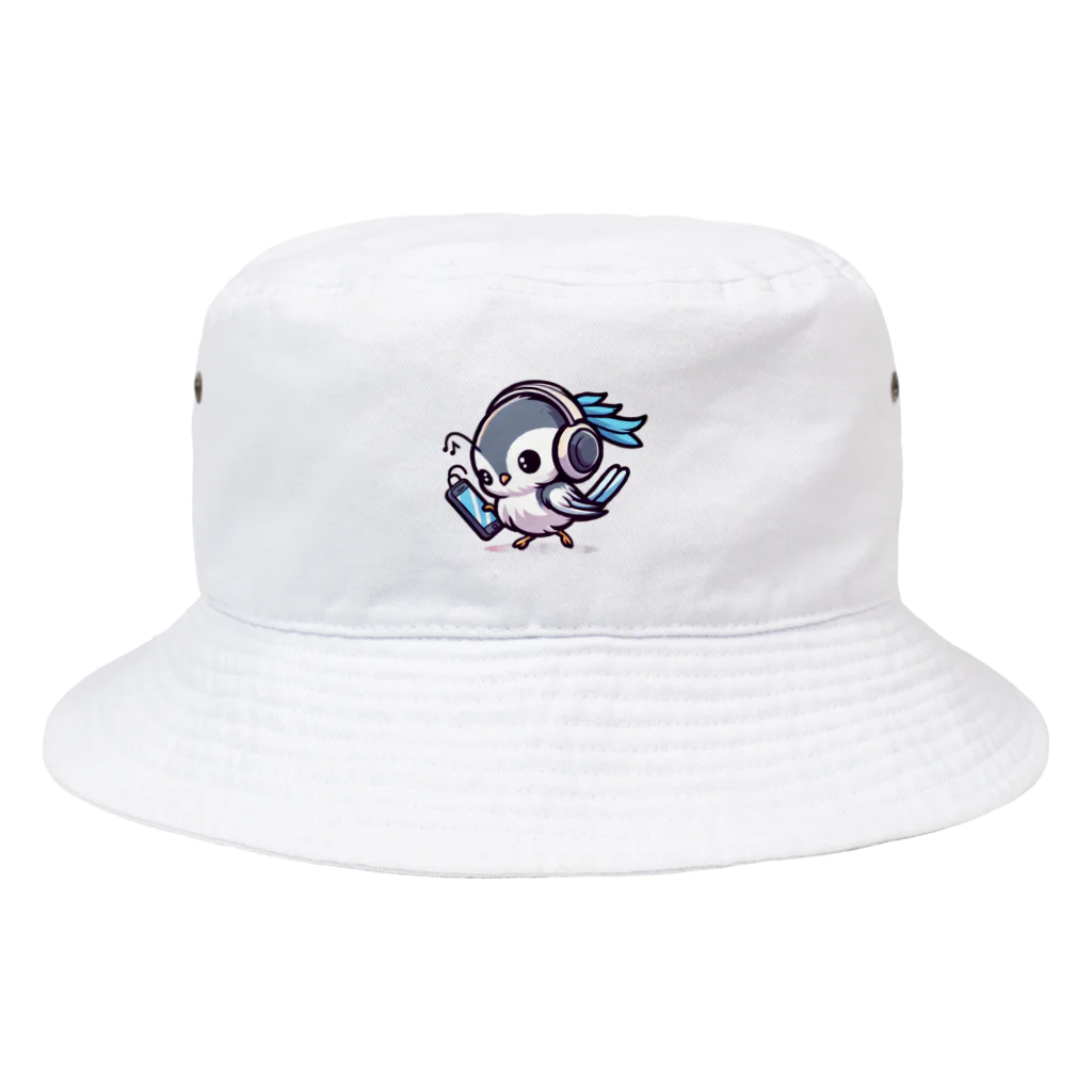 音楽ルー106のシマエナガ Bucket Hat