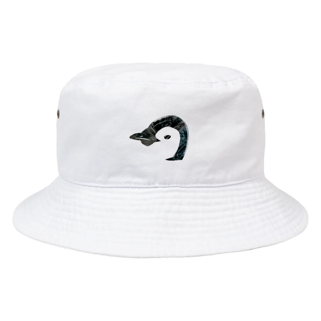 Icchy ぺものづくりの筆ペンギン Bucket Hat