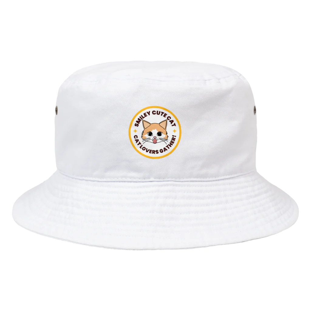 ぱんだまんの舌ペロ猫 Bucket Hat