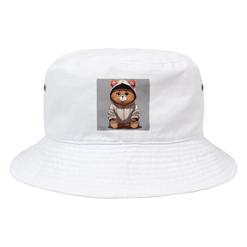 スウィート・アニマル・アートのパーカー熊 Bucket Hat