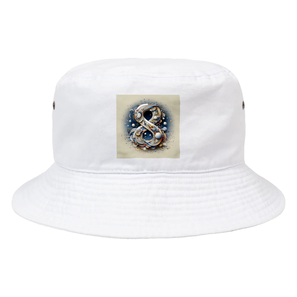 Lovers-chapelの「８」のロゴ2 Bucket Hat