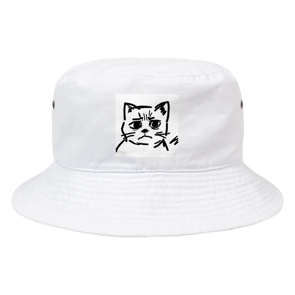 CODYの訝しげな顔の猫 Bucket Hat