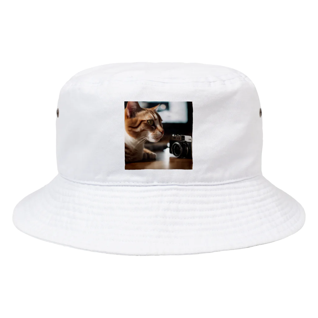 yura6200の猫ちゃん　v8 Bucket Hat