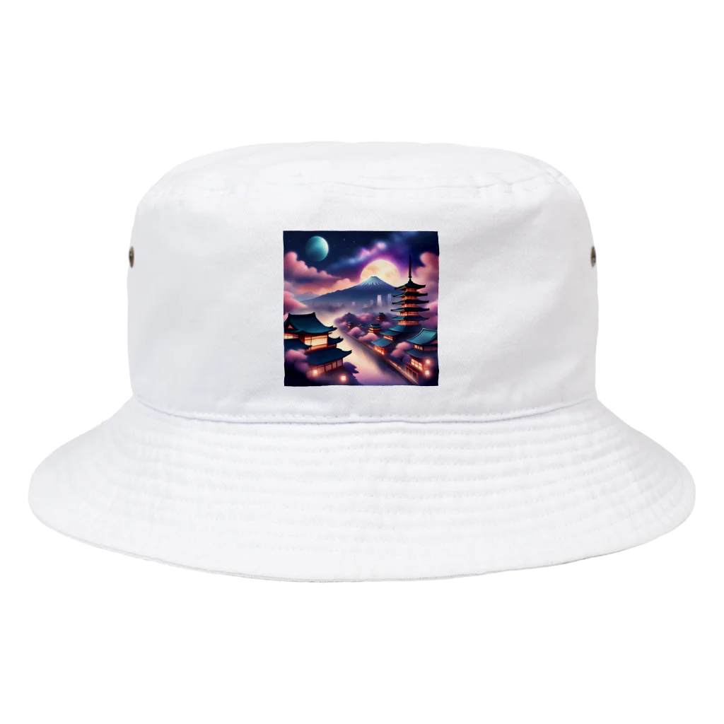 WifebearのJapan Galaxy Bucket Hat