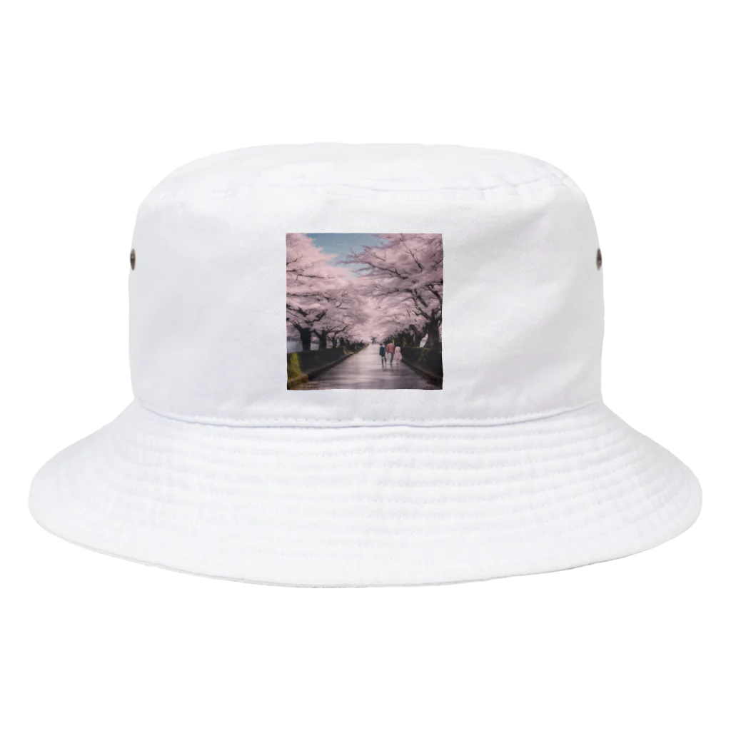 mitsusharkの桜のトンネル Bucket Hat