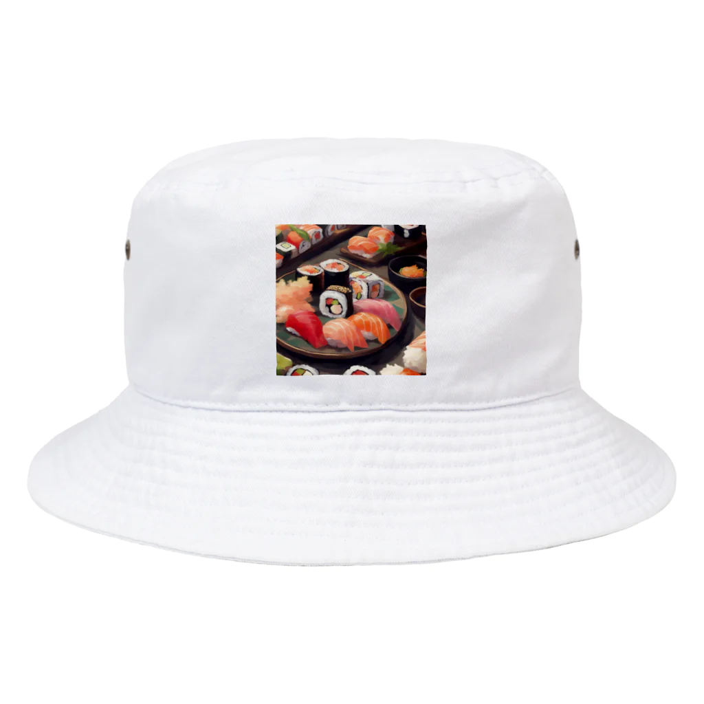 happiness_shopの華やかな日本料理の世界へようこそ Bucket Hat
