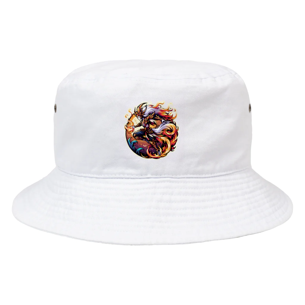 かーふくんのあがきショップの炎風（エンプウ） Bucket Hat