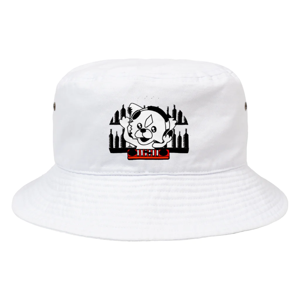 ＤJ犬のチーくんグッズのDJわんこのチーくん Bucket Hat