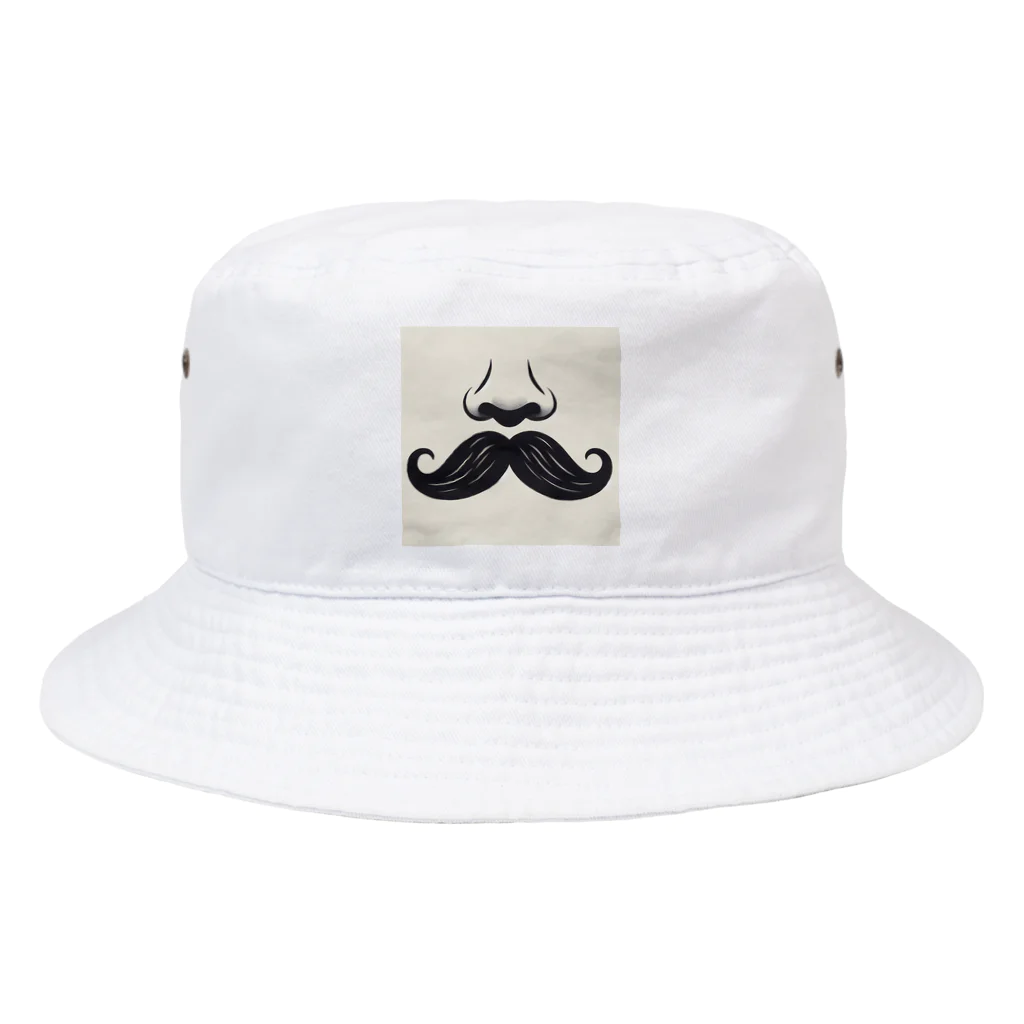 まいけんの鼻ヒゲ maiken Bucket Hat