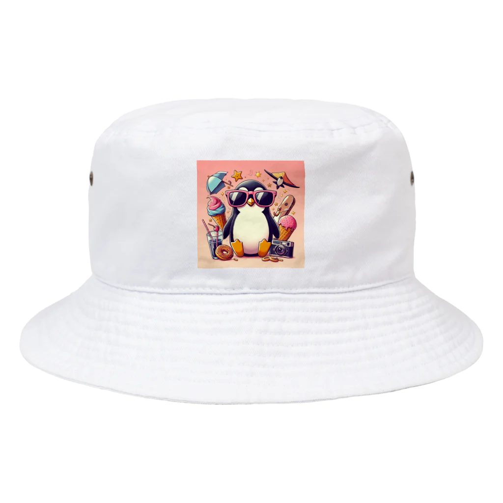 Design Harborのcool penguin バケットハット