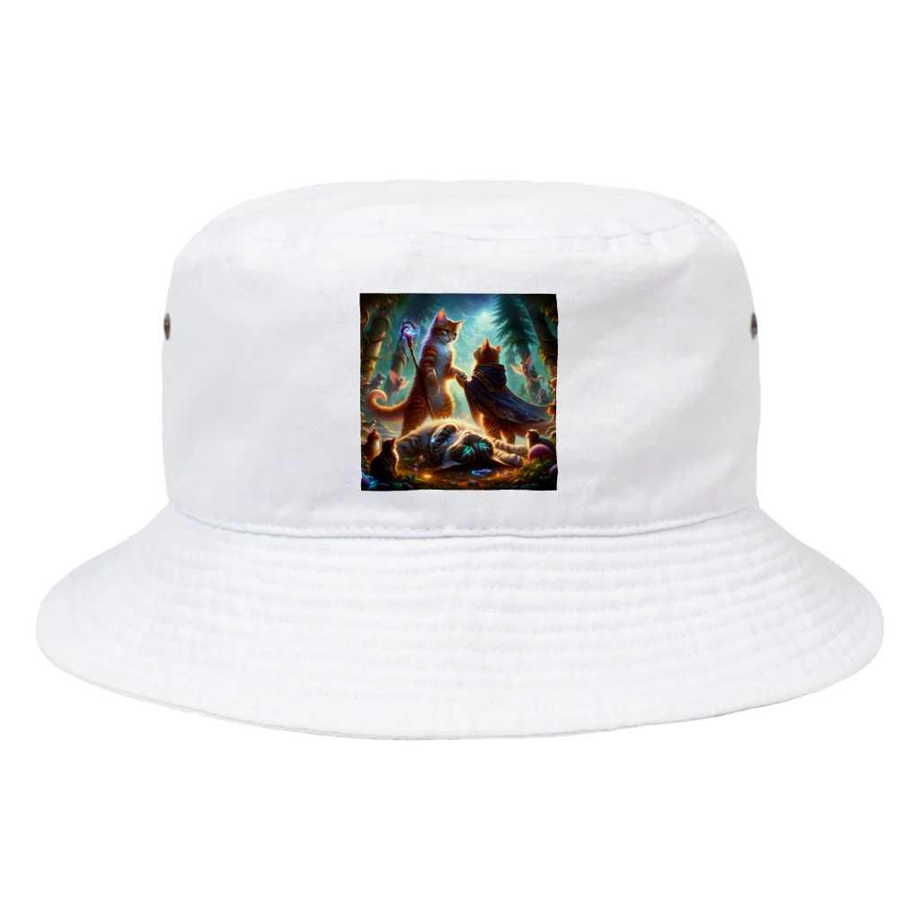 katohkouchiの勝利の光：魔法の森の戦士たち Bucket Hat