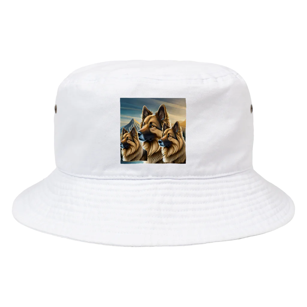 DREAMHOUSEのジャーマンシェパード Bucket Hat