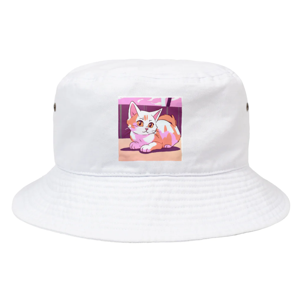 時計樹の森のおすましにゃんこ Bucket Hat