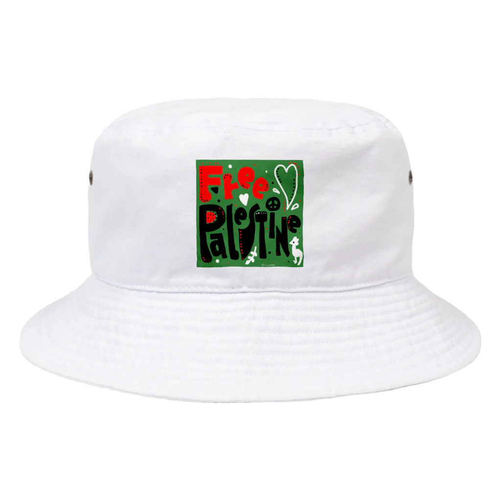 ❤kabotya❤のFREE PALESTINE  Bucket Hat