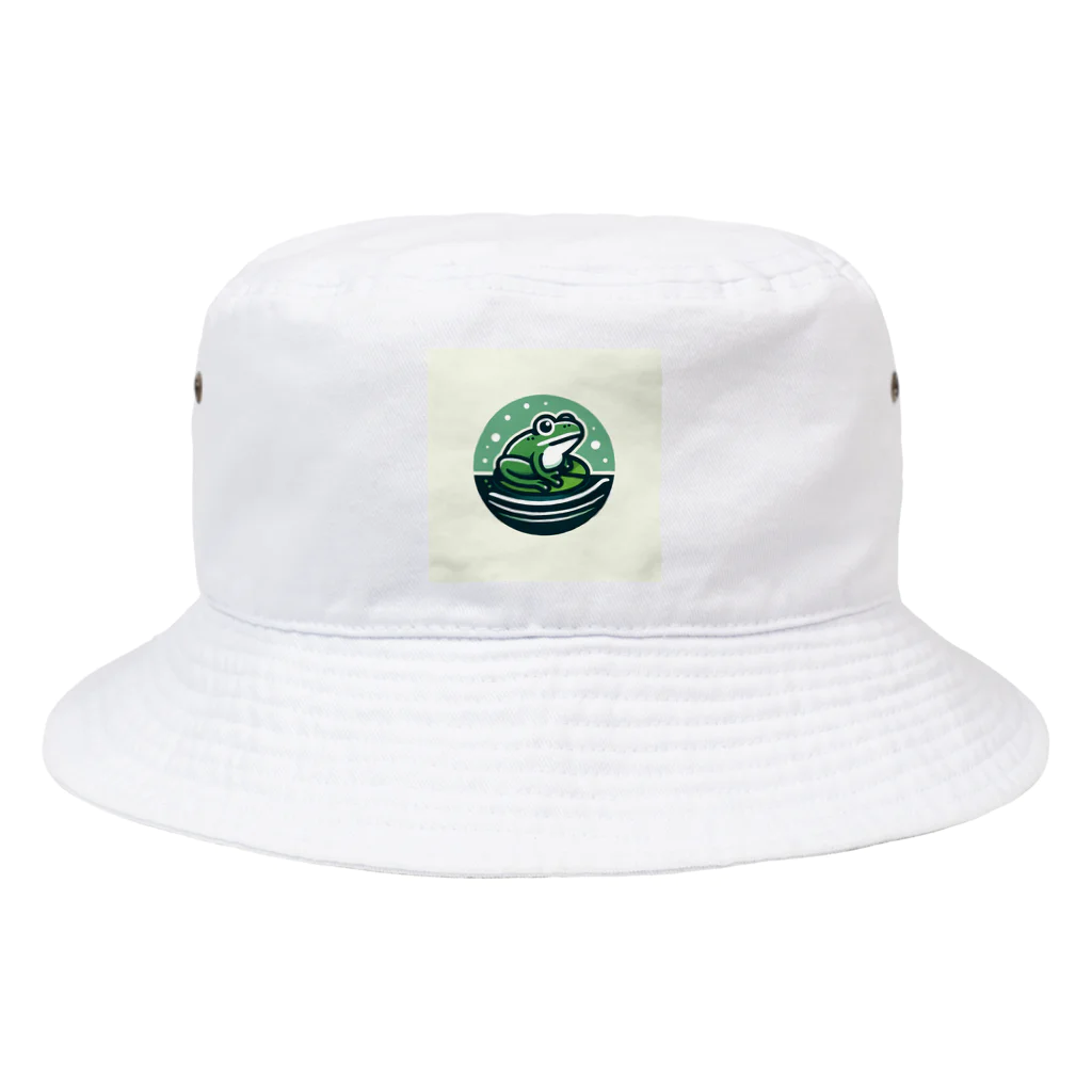 Design Harborのcute frog Bucket Hat