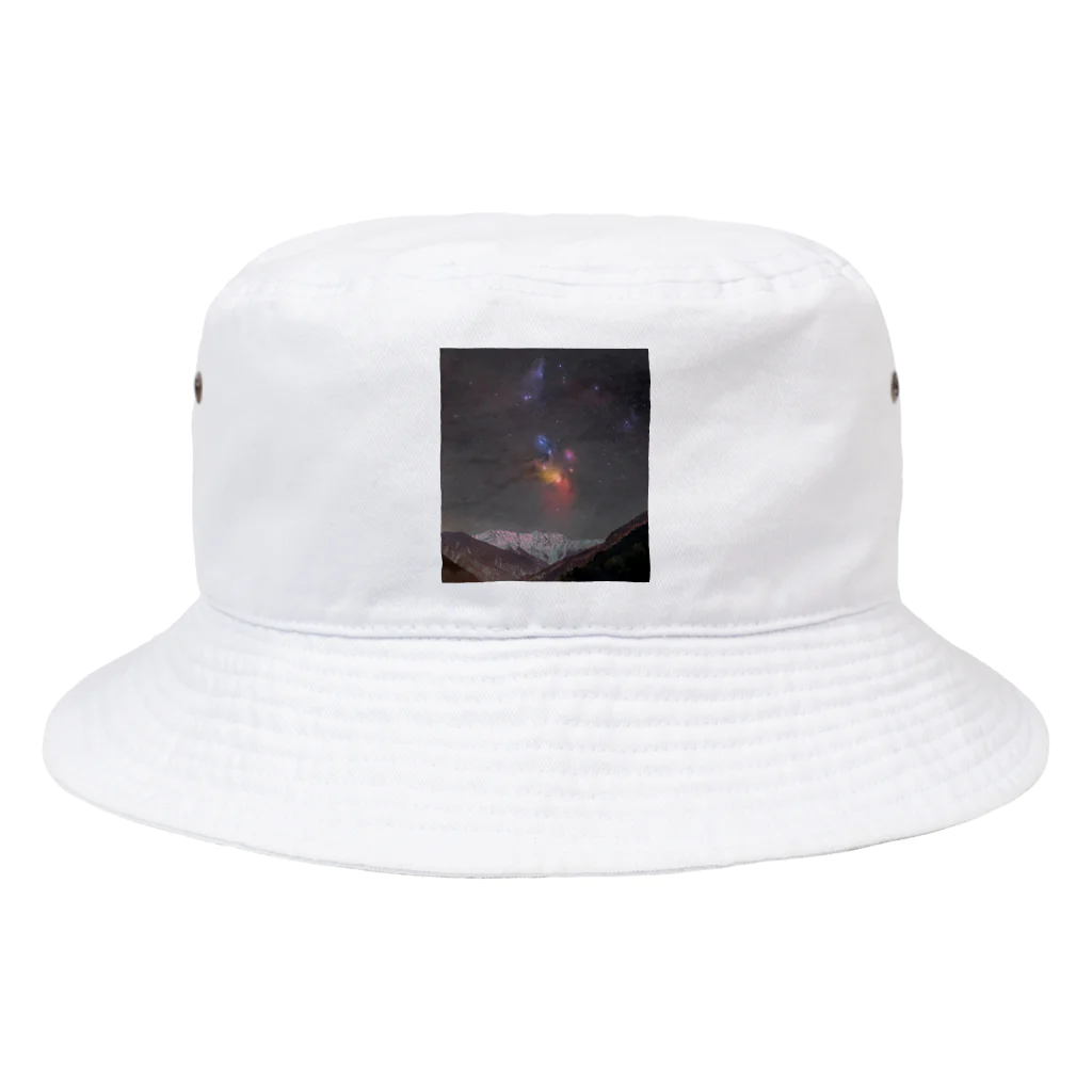 S204_Nanaの赤石岳に昇る蠍座 Bucket Hat