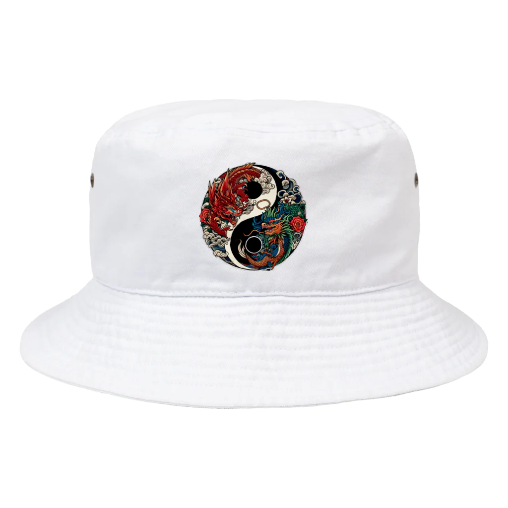 jhondoの陰陽 Bucket Hat