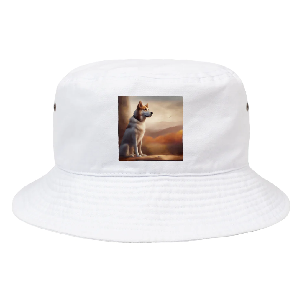 me-tooの遠くを見つめる愛犬 Bucket Hat