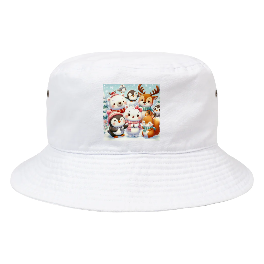 masa0801_のかわいい動物達4 Bucket Hat