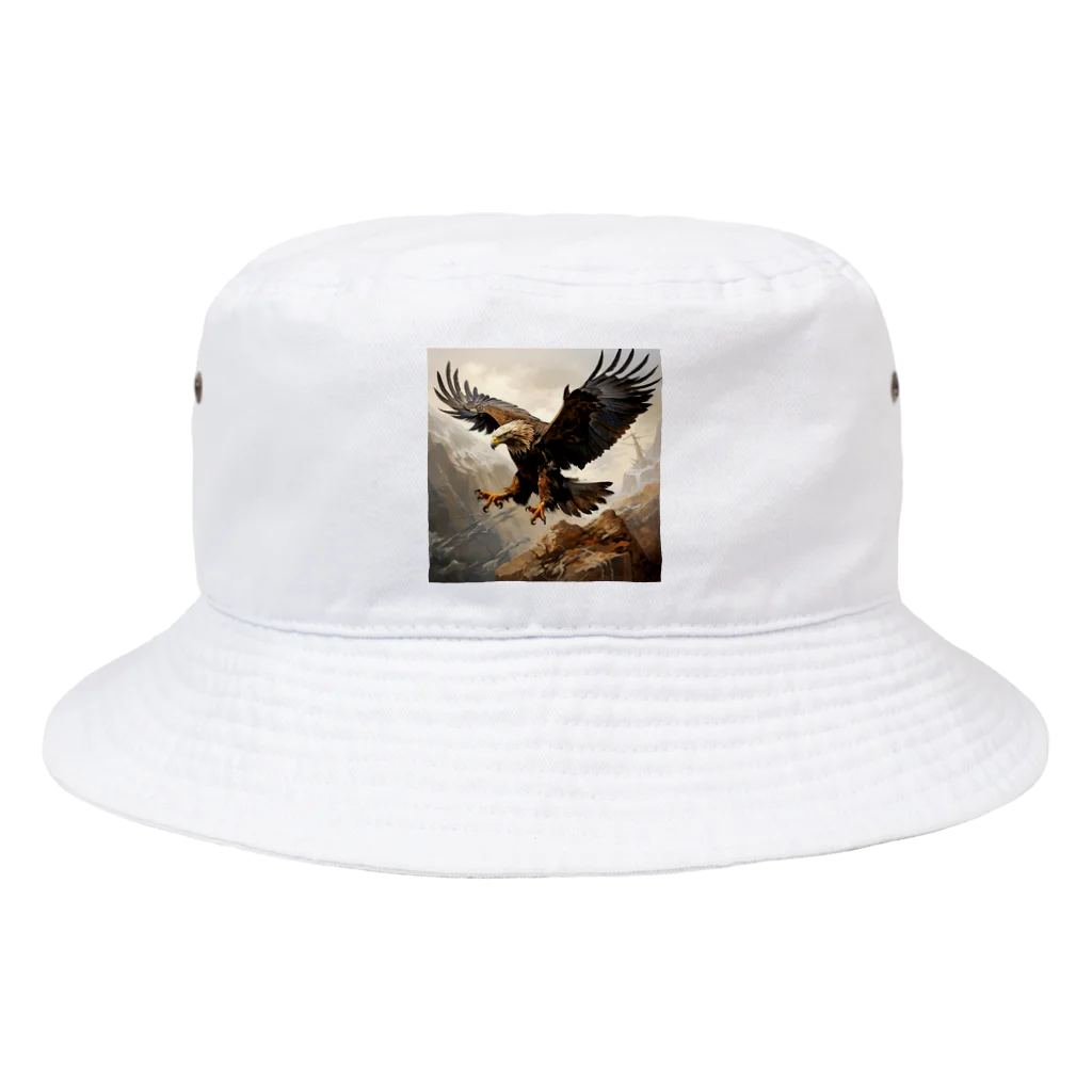 AQUAMETAVERSEの大鷲が獲物を狙っている瞬間　Hime  2530 Bucket Hat