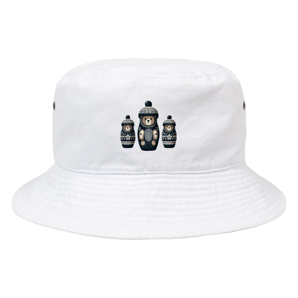 itanki3のグリズリーこけし Bucket Hat