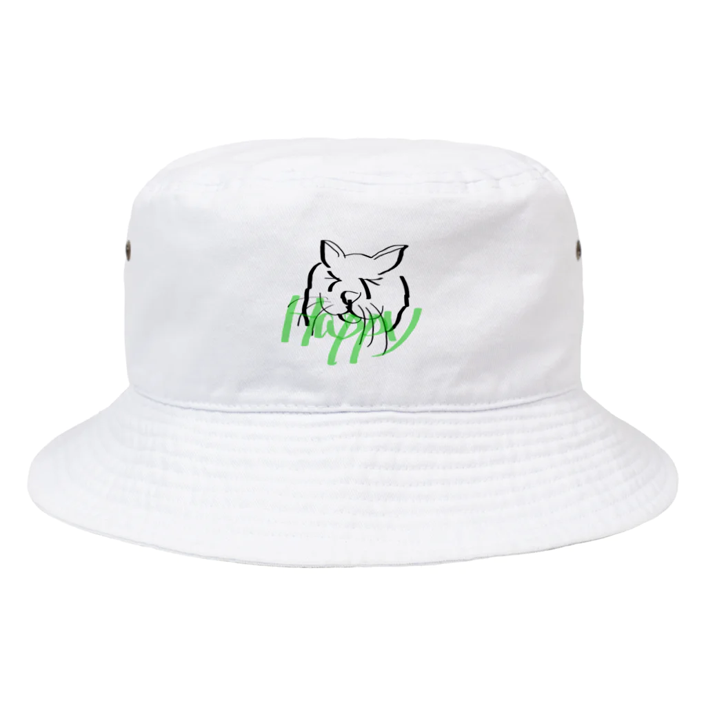 ikoのHAPPY CAT Bucket Hat