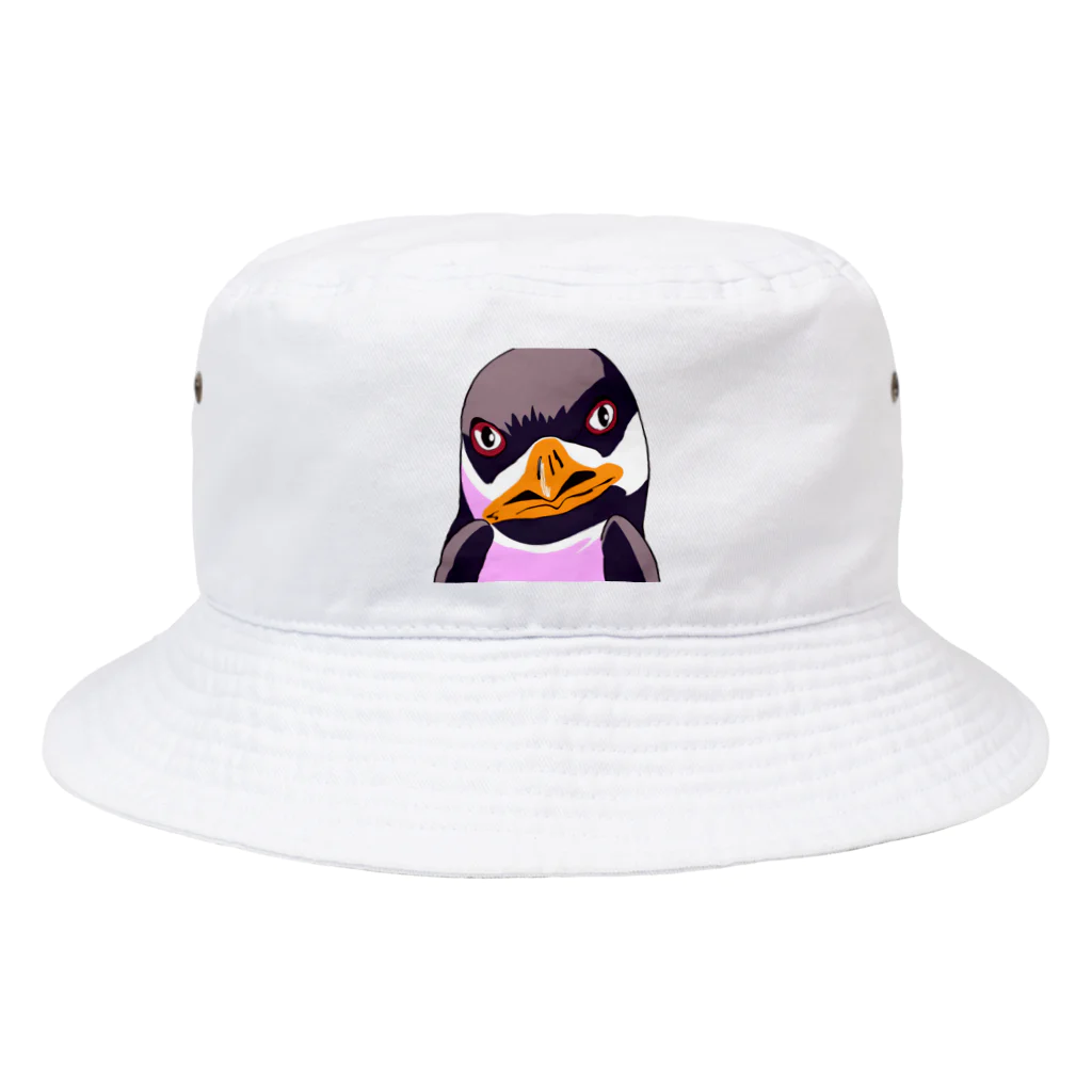 JM8の怒りのペンギン Bucket Hat