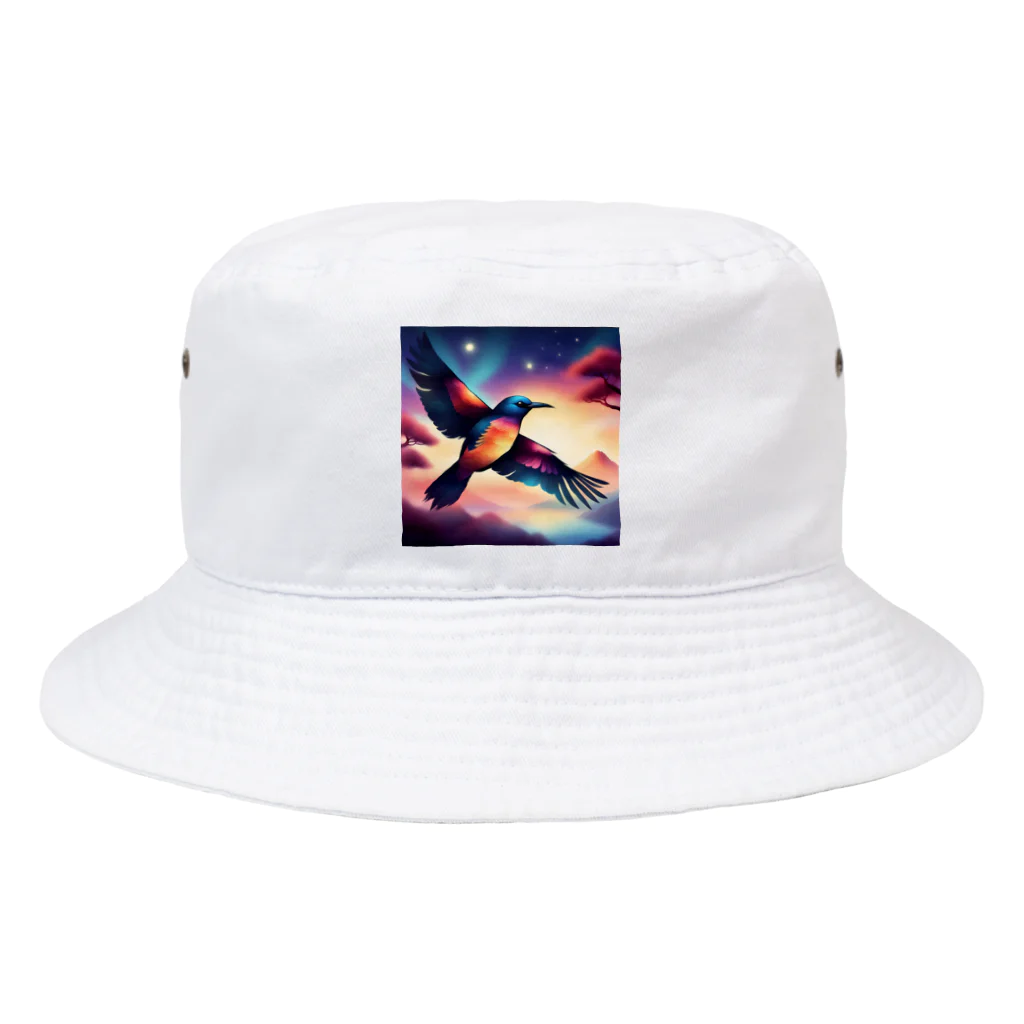 yatyohyakkeiのきびたき Bucket Hat