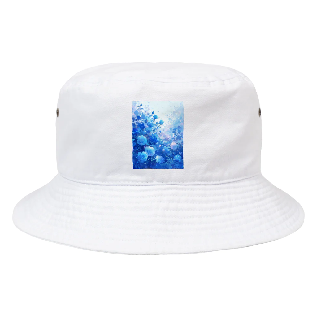 AQUAMETAVERSEの青い薔薇の花園　BLUE PLUM  691 Bucket Hat