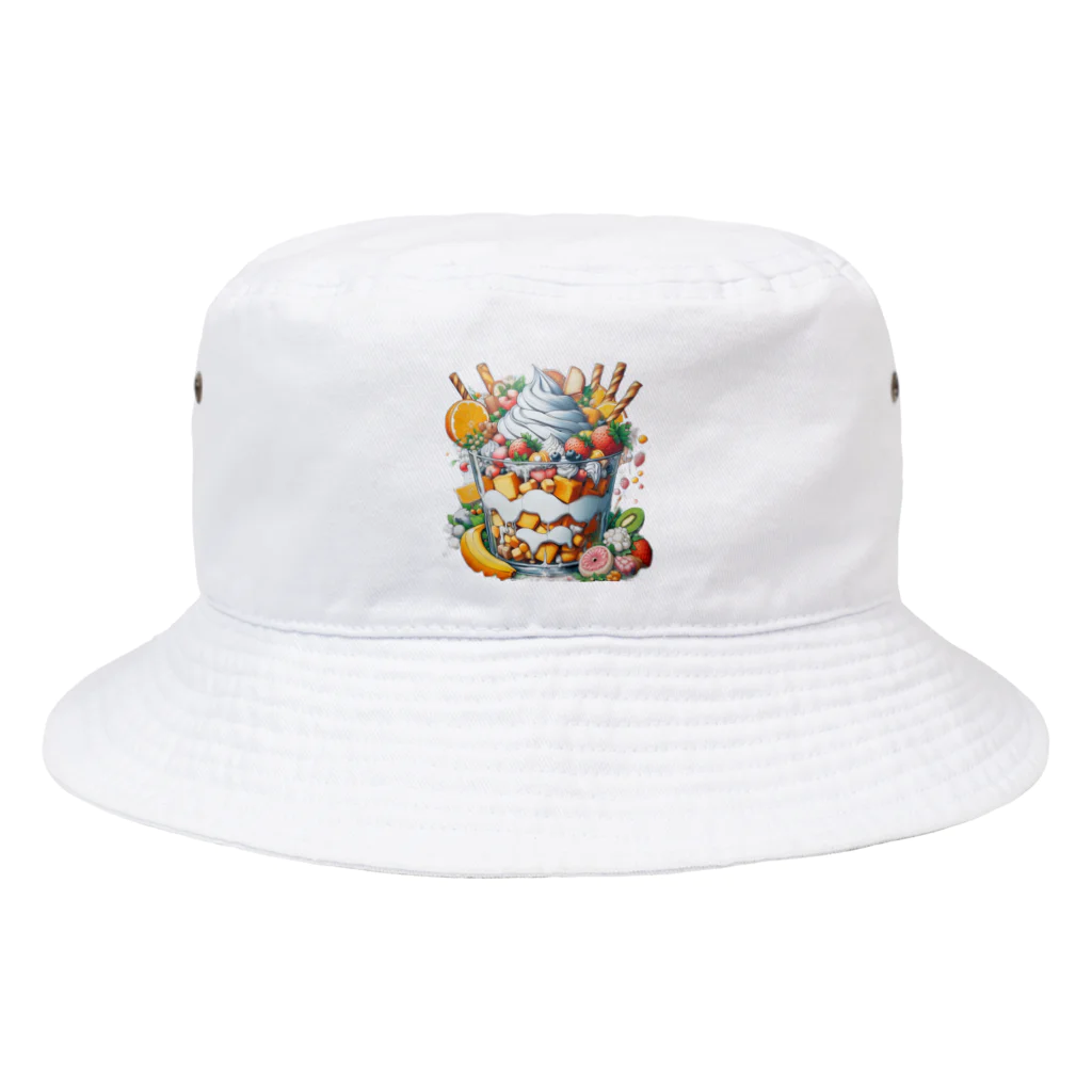 こんばにやのデカパフェ Bucket Hat