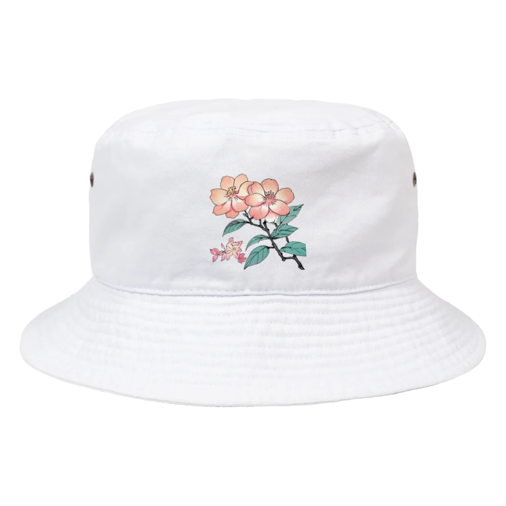 RetrowaveFlowerのRetrowaveFlower-モモ- Bucket Hat