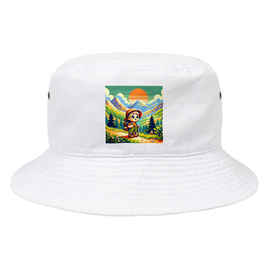 きなこのショップのこども登山家 Bucket Hat